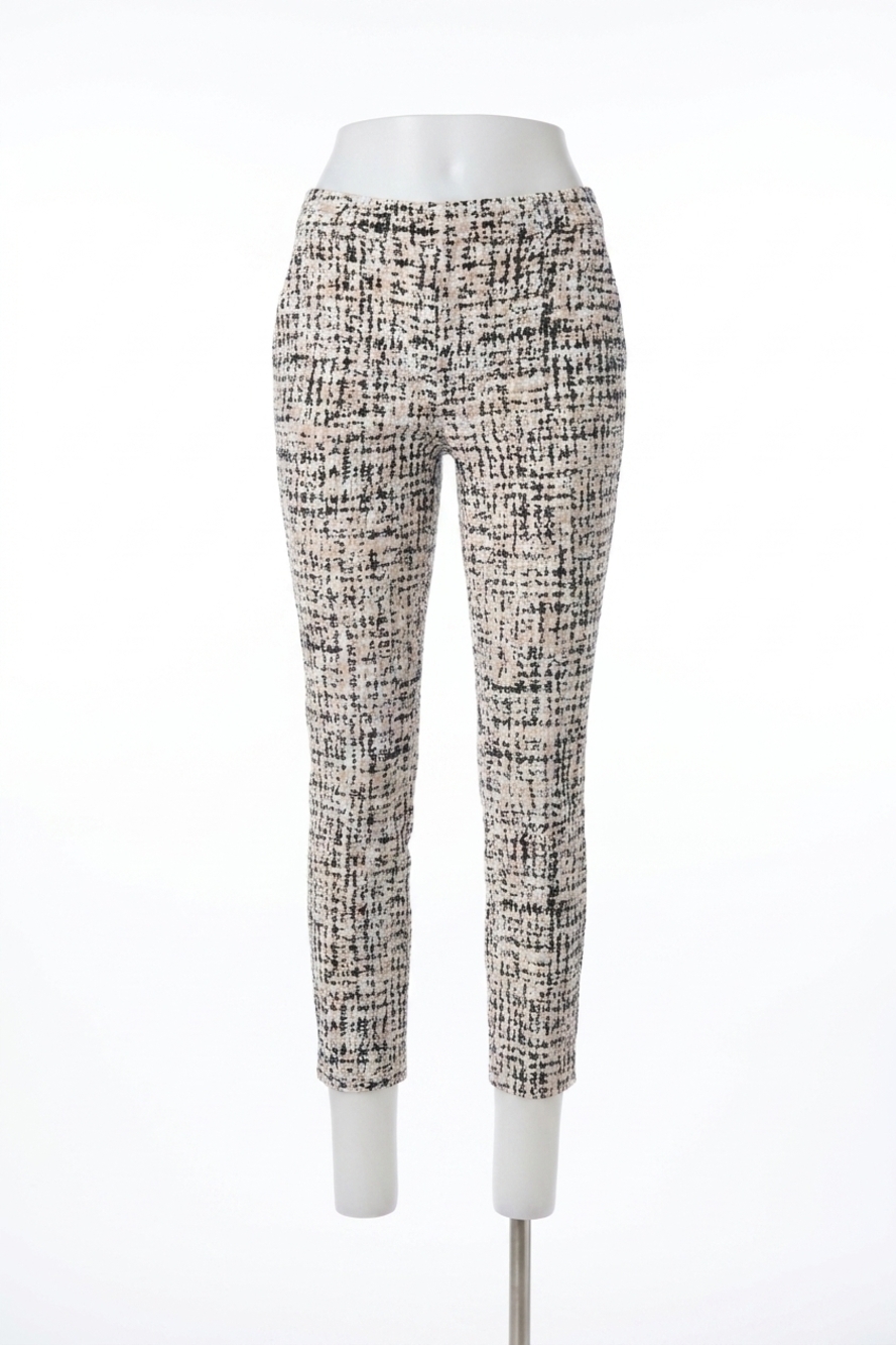 NEW JOSEPH RIBKOFF ada abstract print millennium pull-on pants